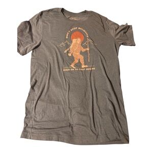 Wander North Georgia Bigfoot Graphic T-Shirt with Orange Print